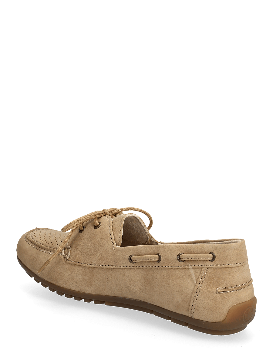 Rieker - 43800 - chaussure bateau - beige - 2