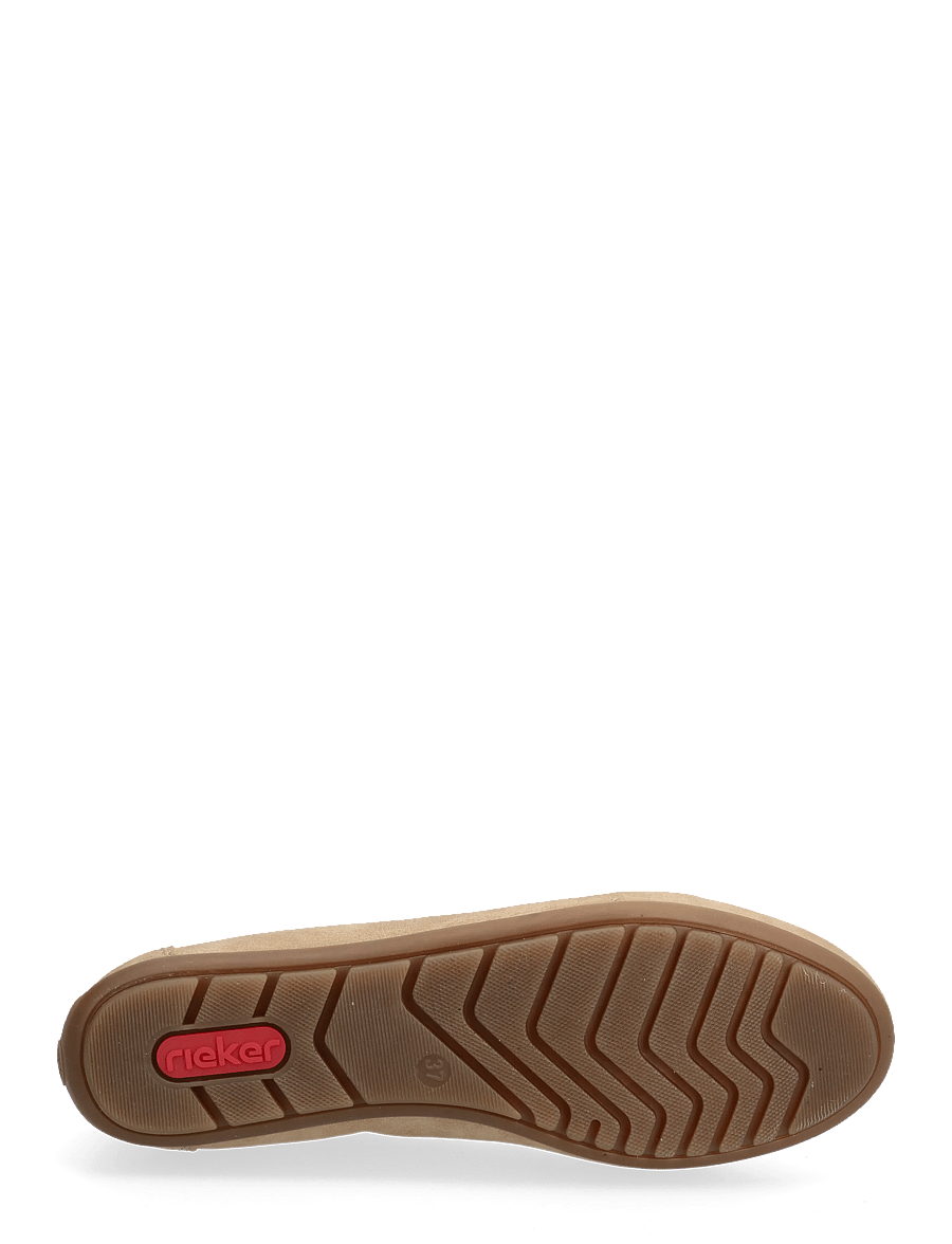 Rieker - 43800 - chaussure bateau - beige - 4