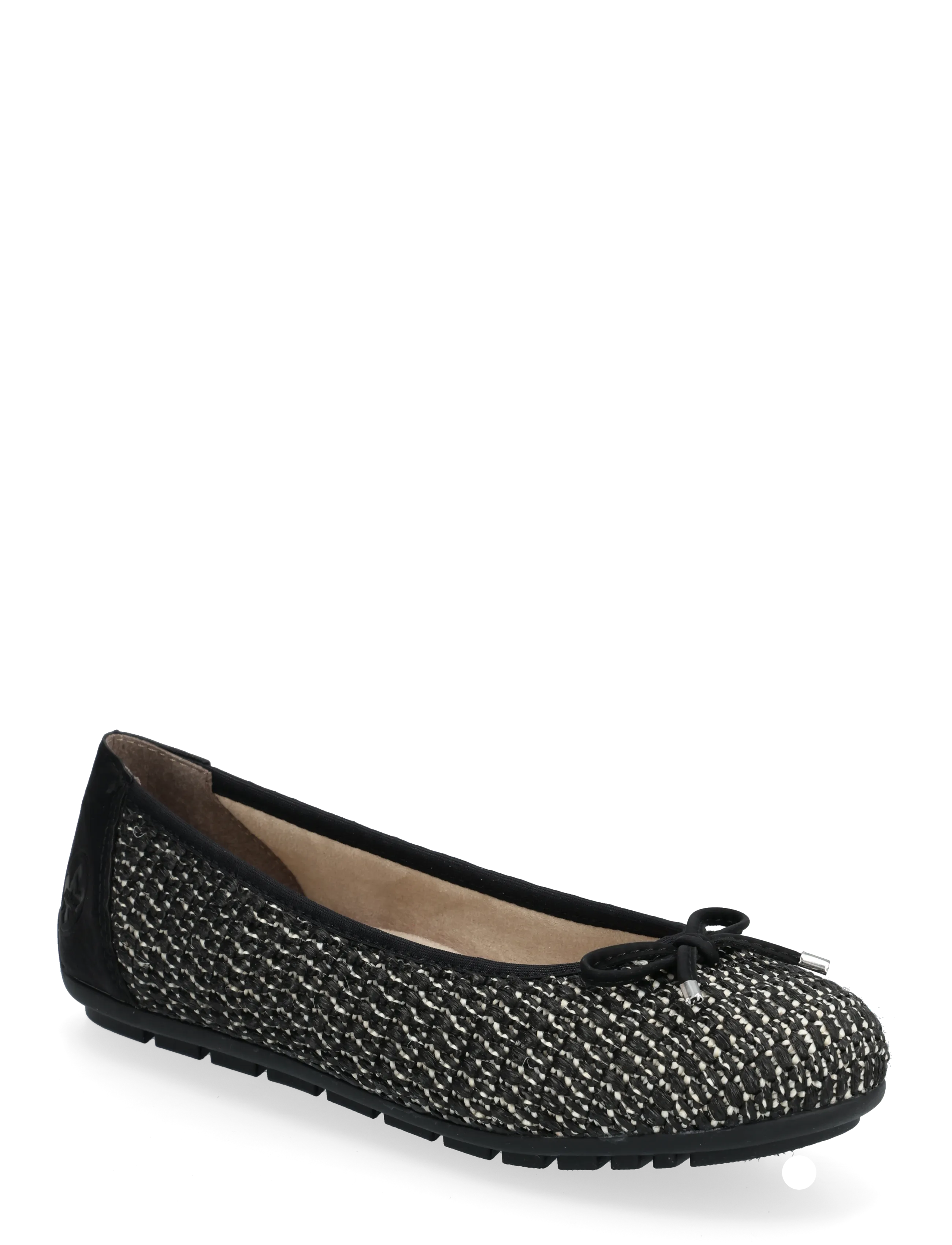Rieker 43850, 37, Schuhe, Schwarz - Ballerinas, Frauen