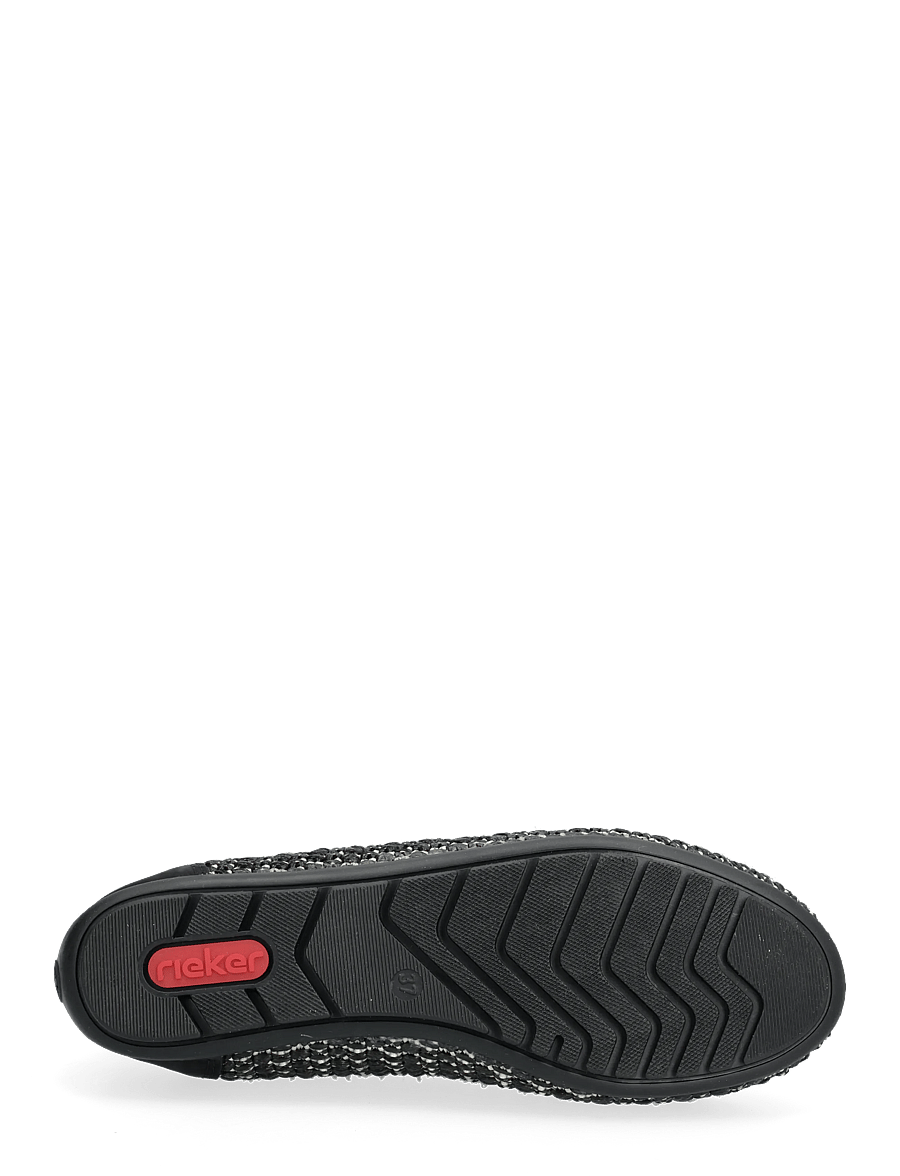 Rieker - 43850 - modetrender - black combination - 4