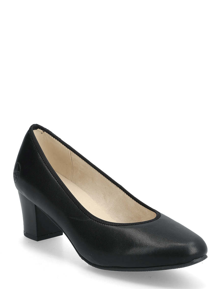 Rieker - 44650-03 - pumps - black leather - 0