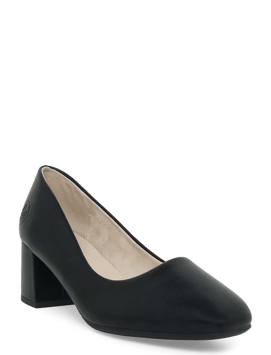 Rieker - 44750-04 - pumps - black leather - 0