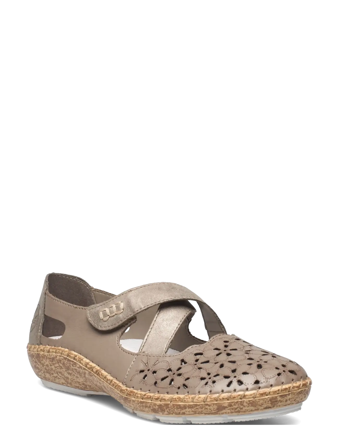 Rieker 44856-64 - Ballerina sko - BEIGE / beige
