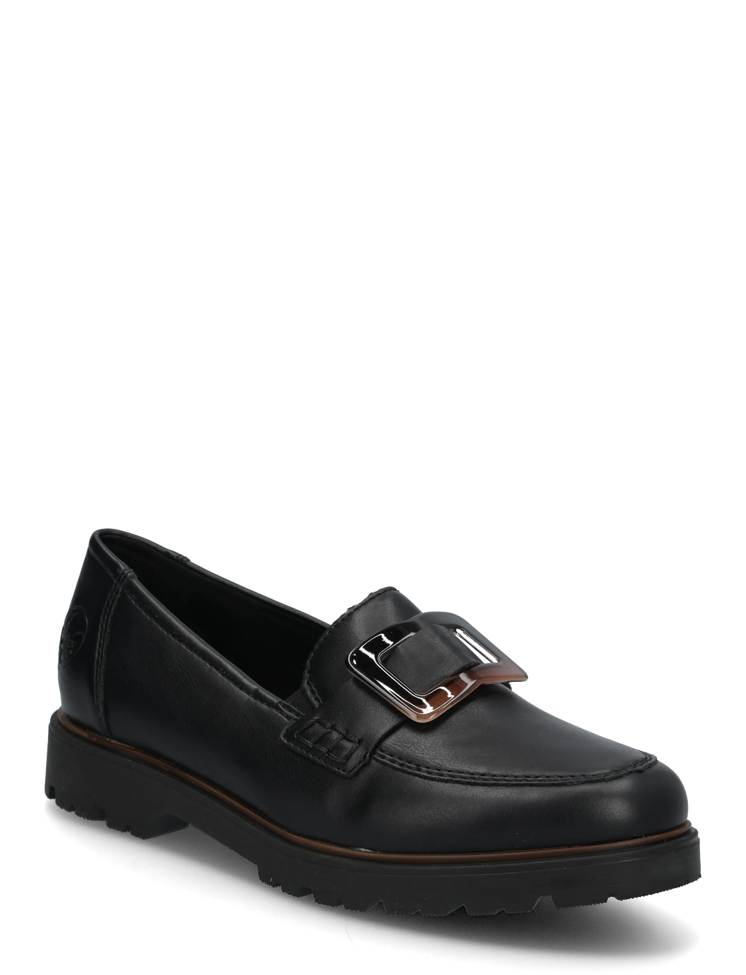 Rieker Rieker Ladies shoes 45553-25 Brown - Loafers - BLACK / black