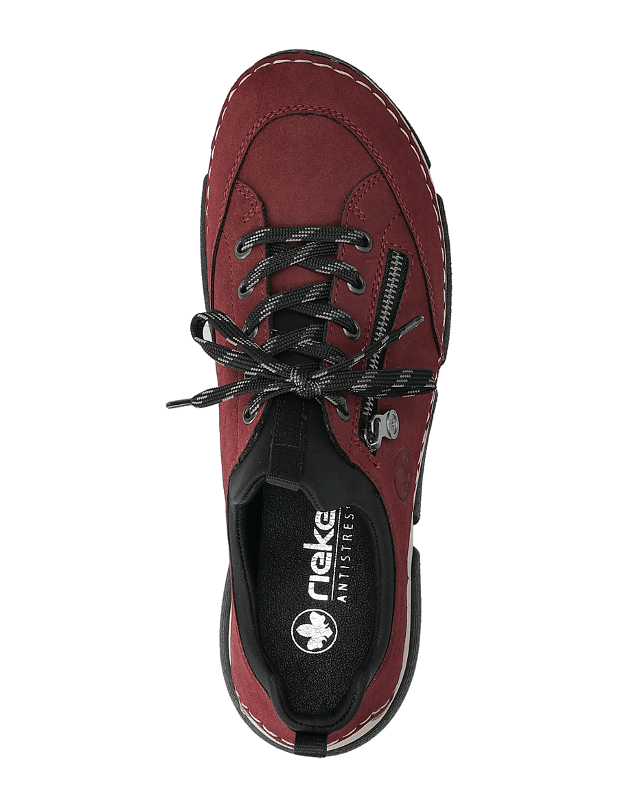 Rieker - 45973 - lave sneakers - red - 3