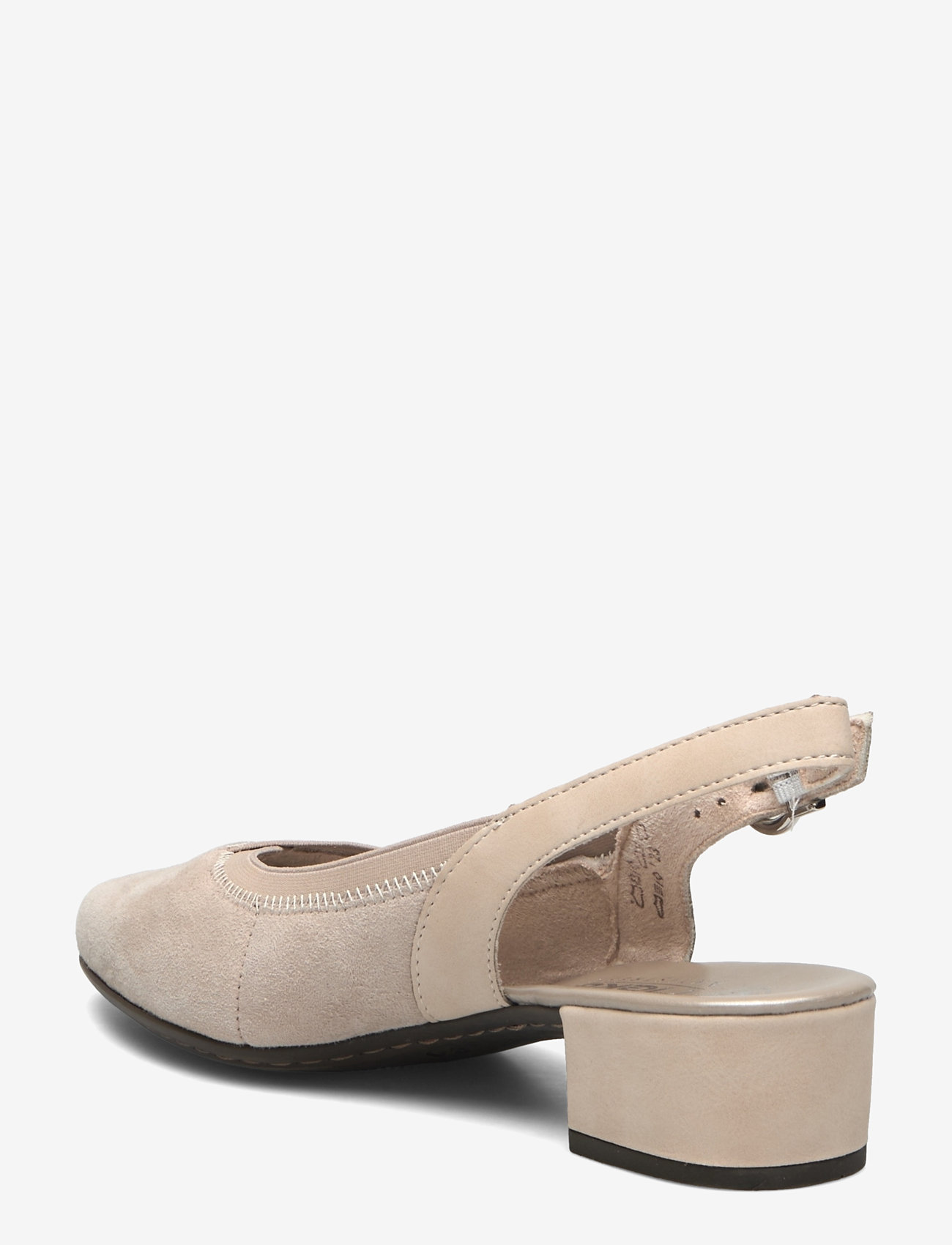 Rieker - Rieker ladies shoes 47063-60 beige - slingbacks med hæle - beige - 2
