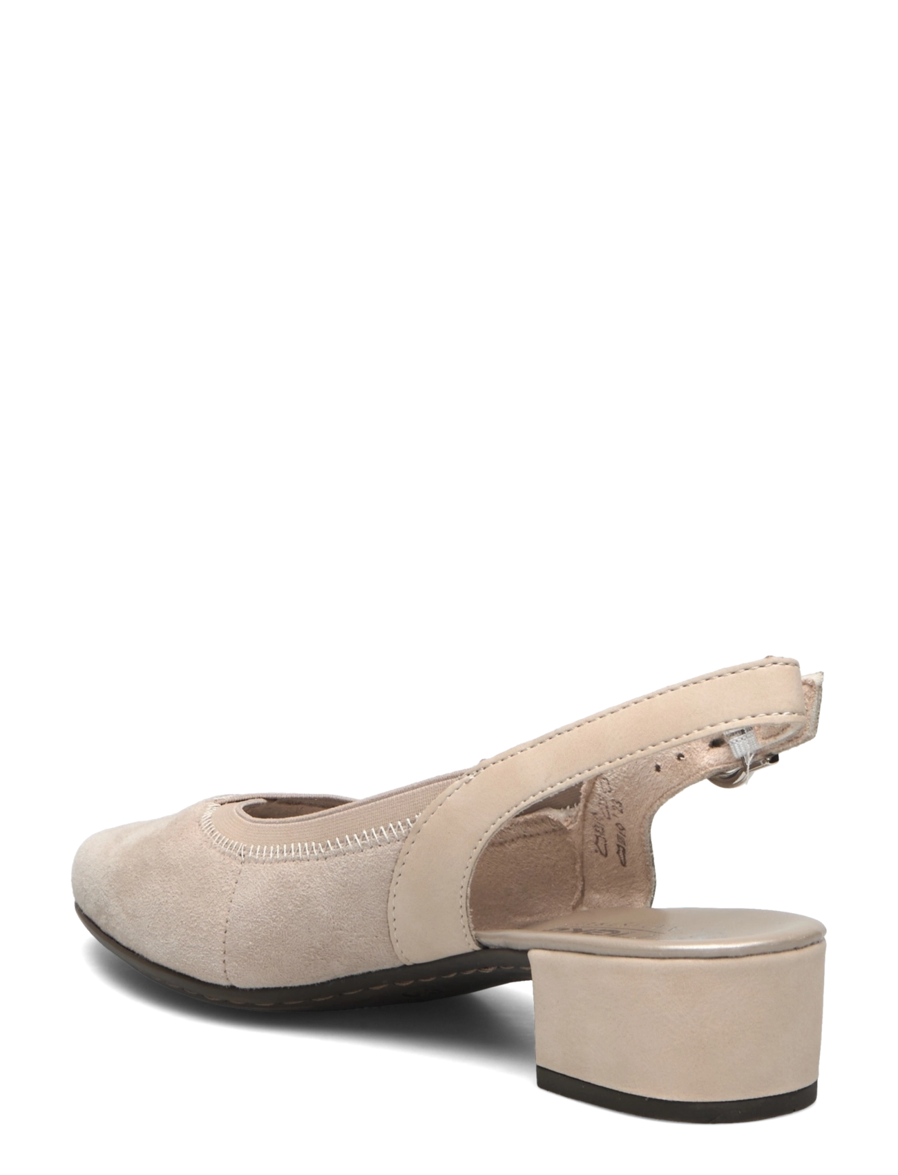 Rieker - Rieker ladies shoes 47063-60 beige - slingback-skór með hæl - beige - 2