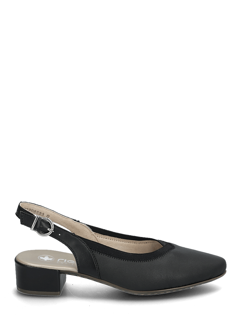 Rieker - Rieker ladies shoes 47063-60 beige - kontsaga slingback-kingad - black - 1