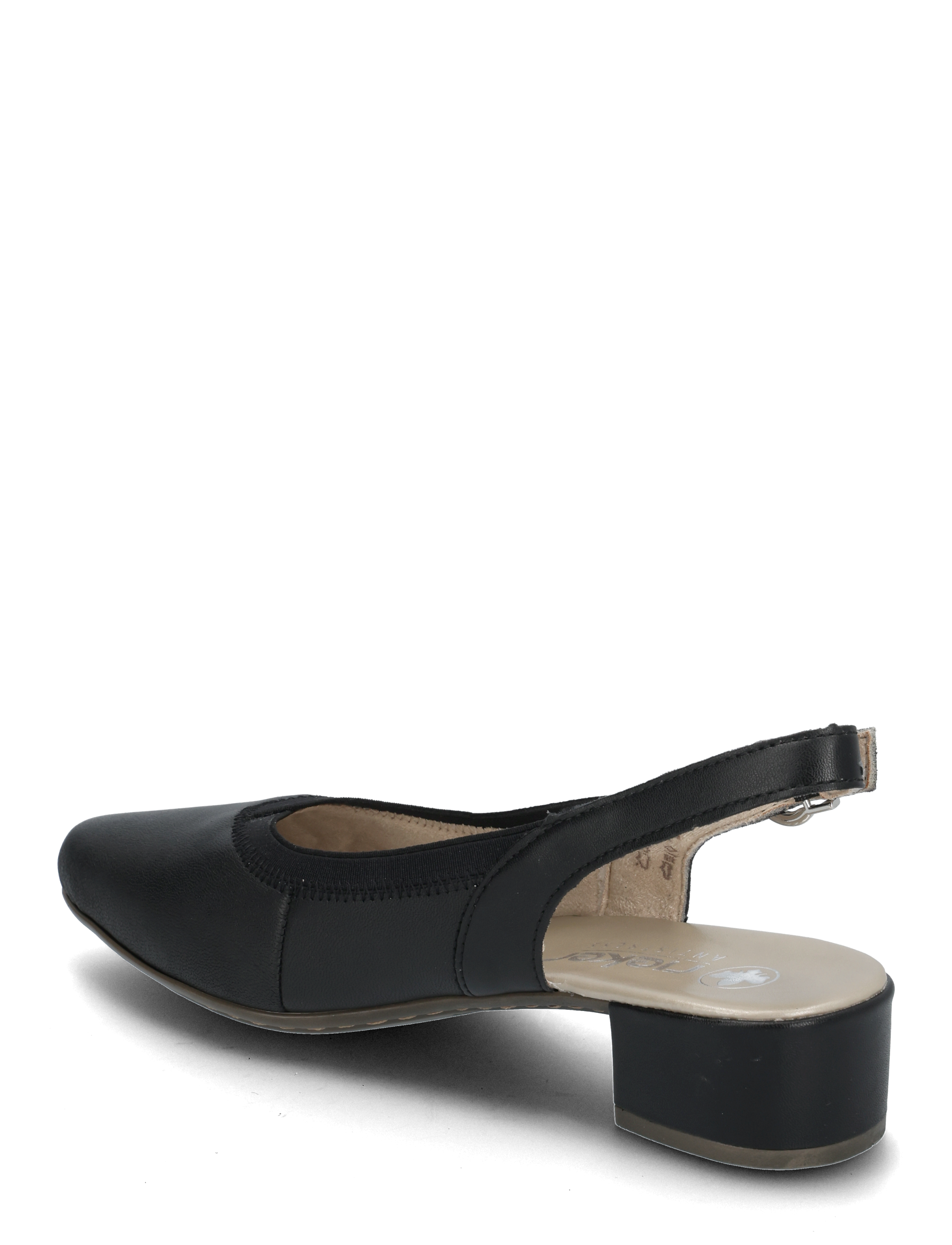 Rieker - Rieker ladies shoes 47063-60 beige - black - 2