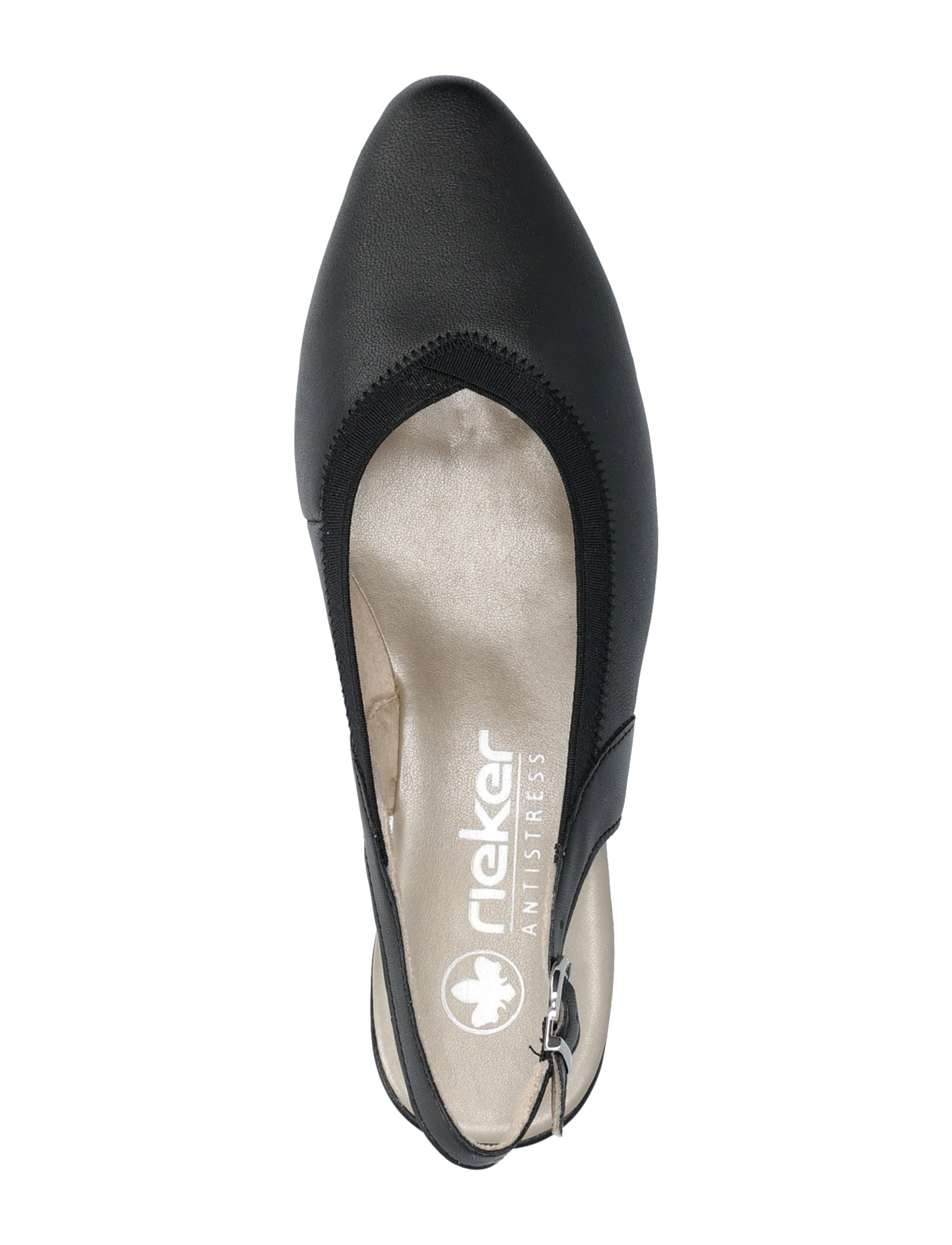 Rieker - Rieker ladies shoes 47063-60 beige - black - 3