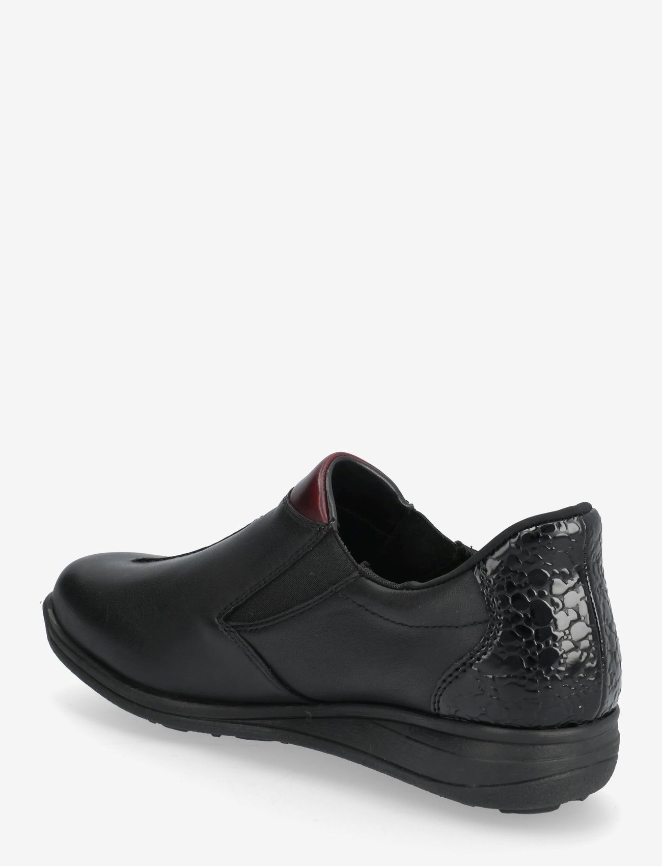 Rieker - Rieker Ladies shoes 47253-00 Black - slip-on sneakers - black - 2