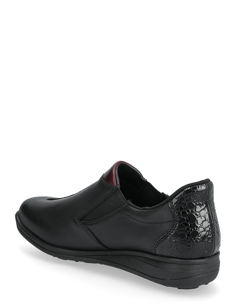Rieker - 47253 - slip on strigaskór - black - 2