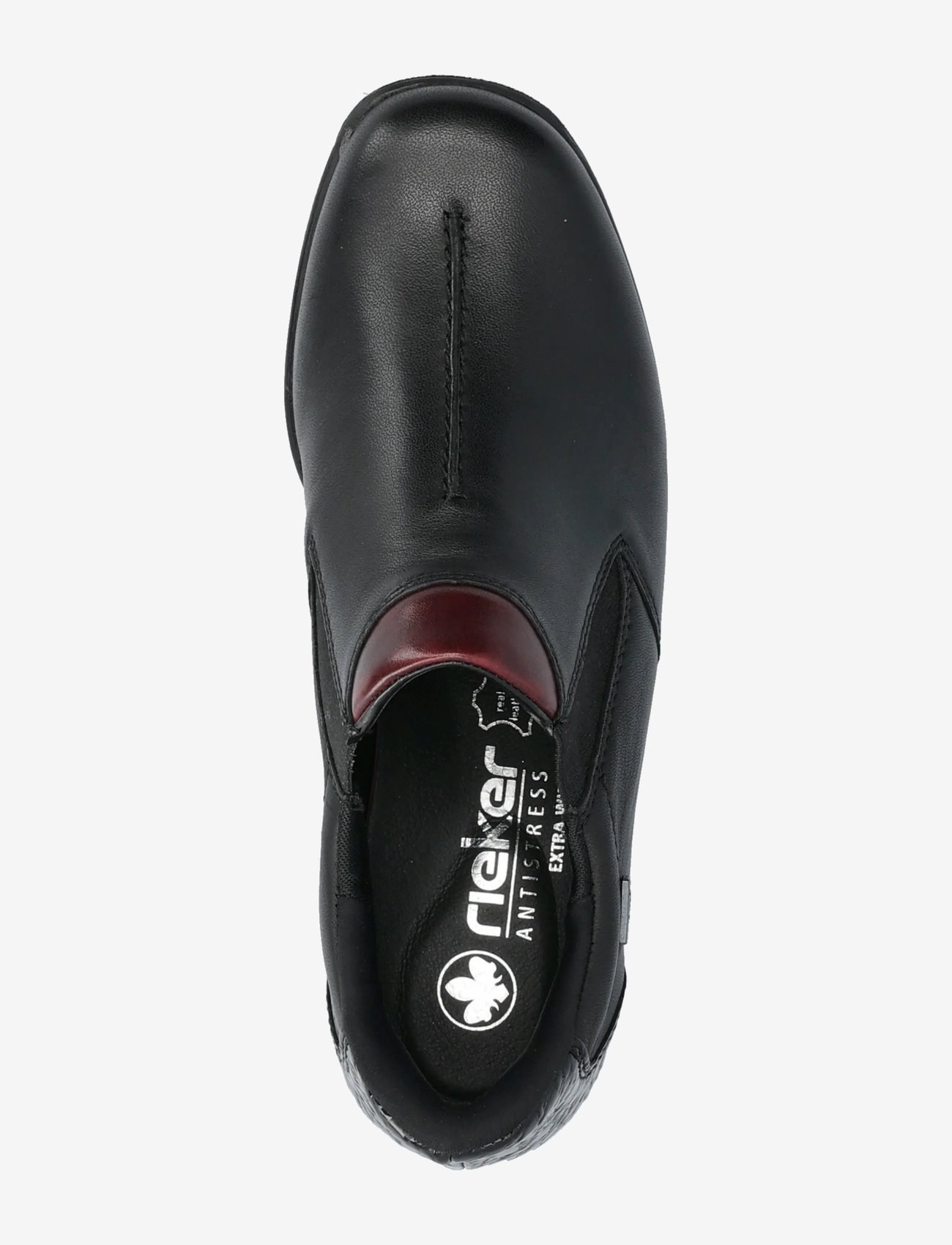 Rieker - Rieker Ladies shoes 47253-00 Black - slip-on sneakers - black - 3