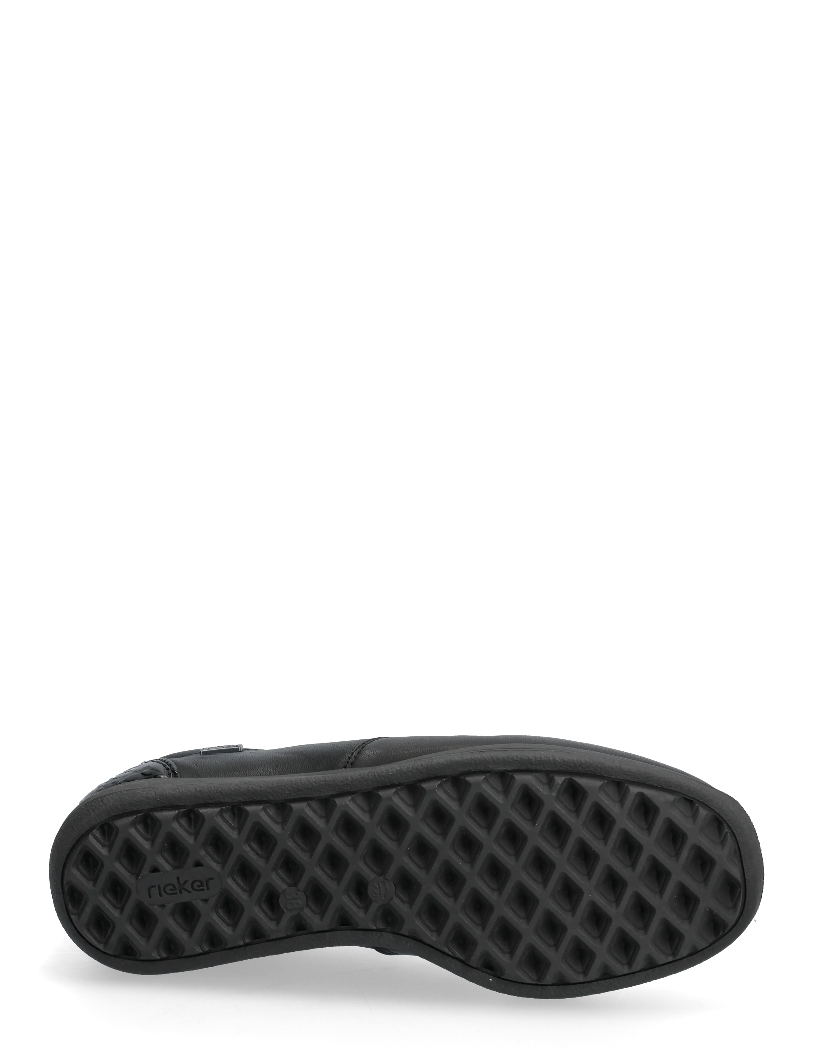 Rieker - Rieker Ladies shoes 47253-00 Black - slip-on sneakers - black - 4