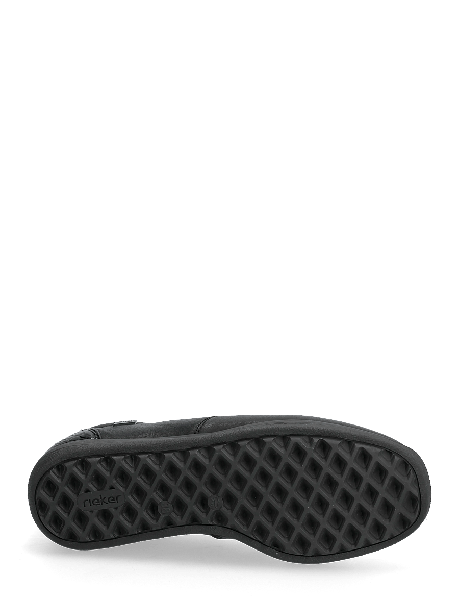 Rieker - Rieker Ladies shoes 47253-00 Black - slip-on sneakers - black - 4