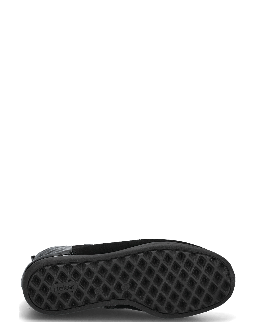 Rieker - 47258-00 - flat ankle boots - black - 4
