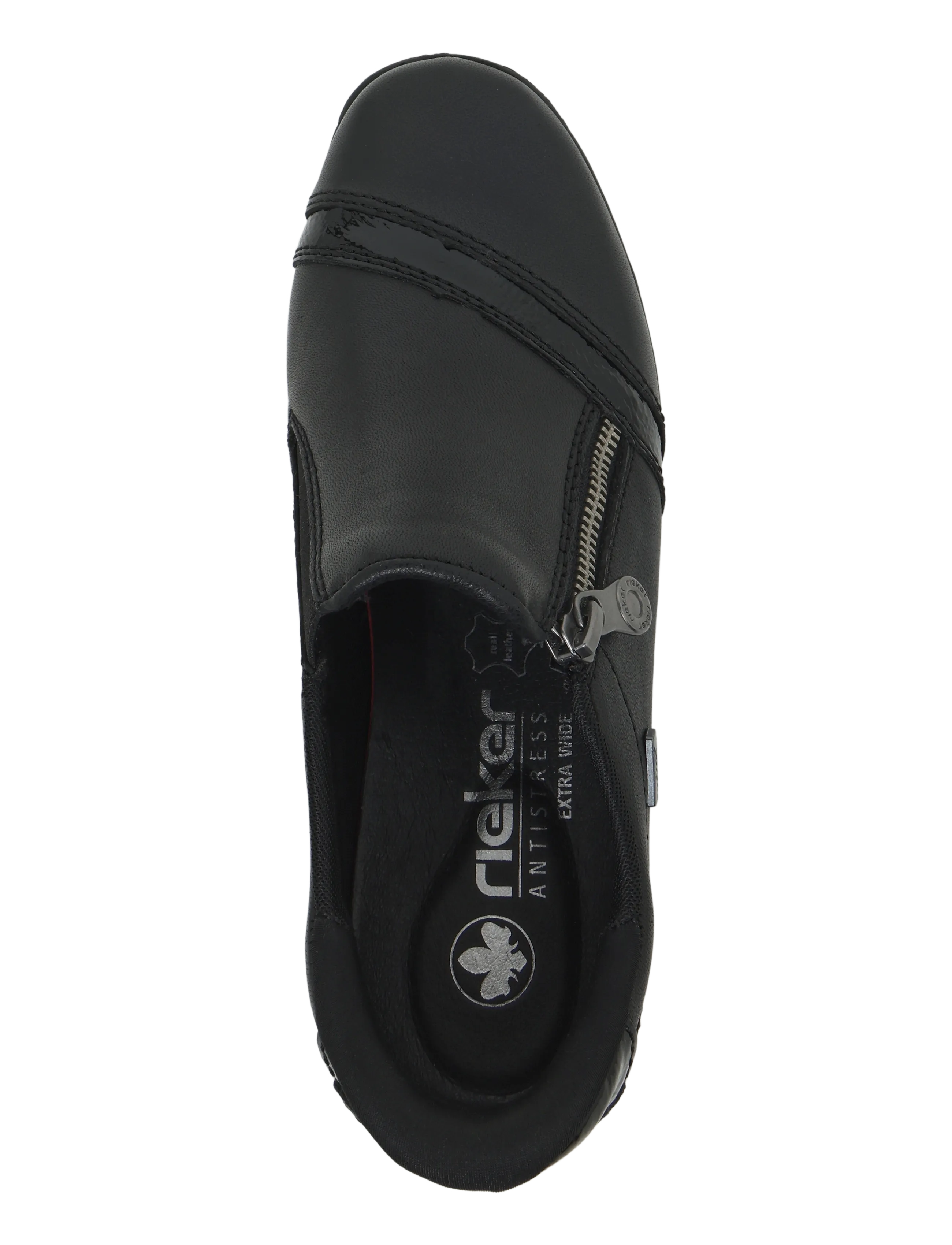 Rieker - Rieker Ladies shoes 47264-00 Black - hverdags stil - black - 3