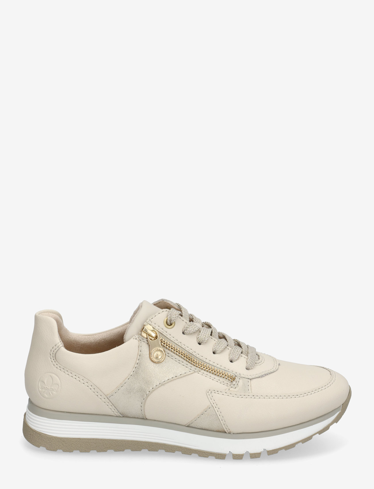 Rieker - 49010 - låga sneakers - beige - 1