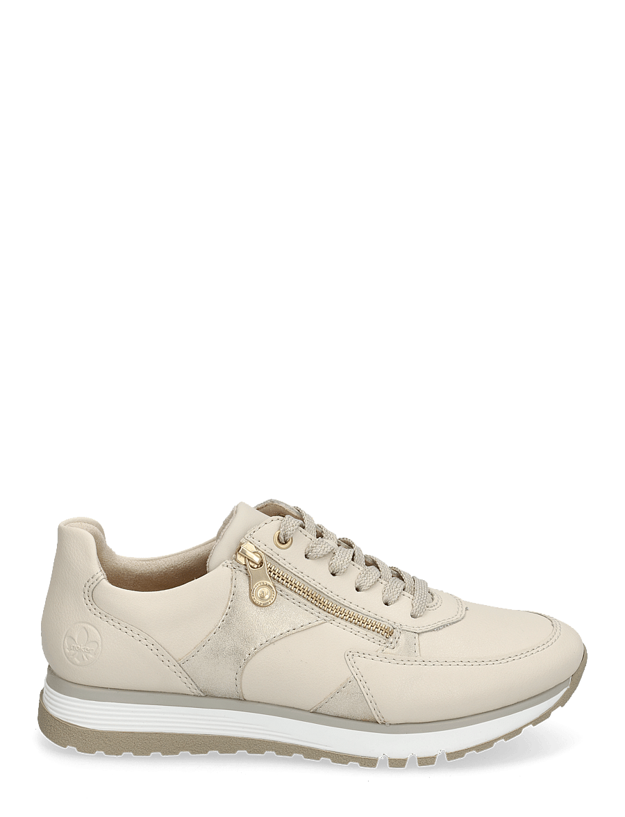 Rieker - 49010-12 - niedrige sneaker - beige - 1
