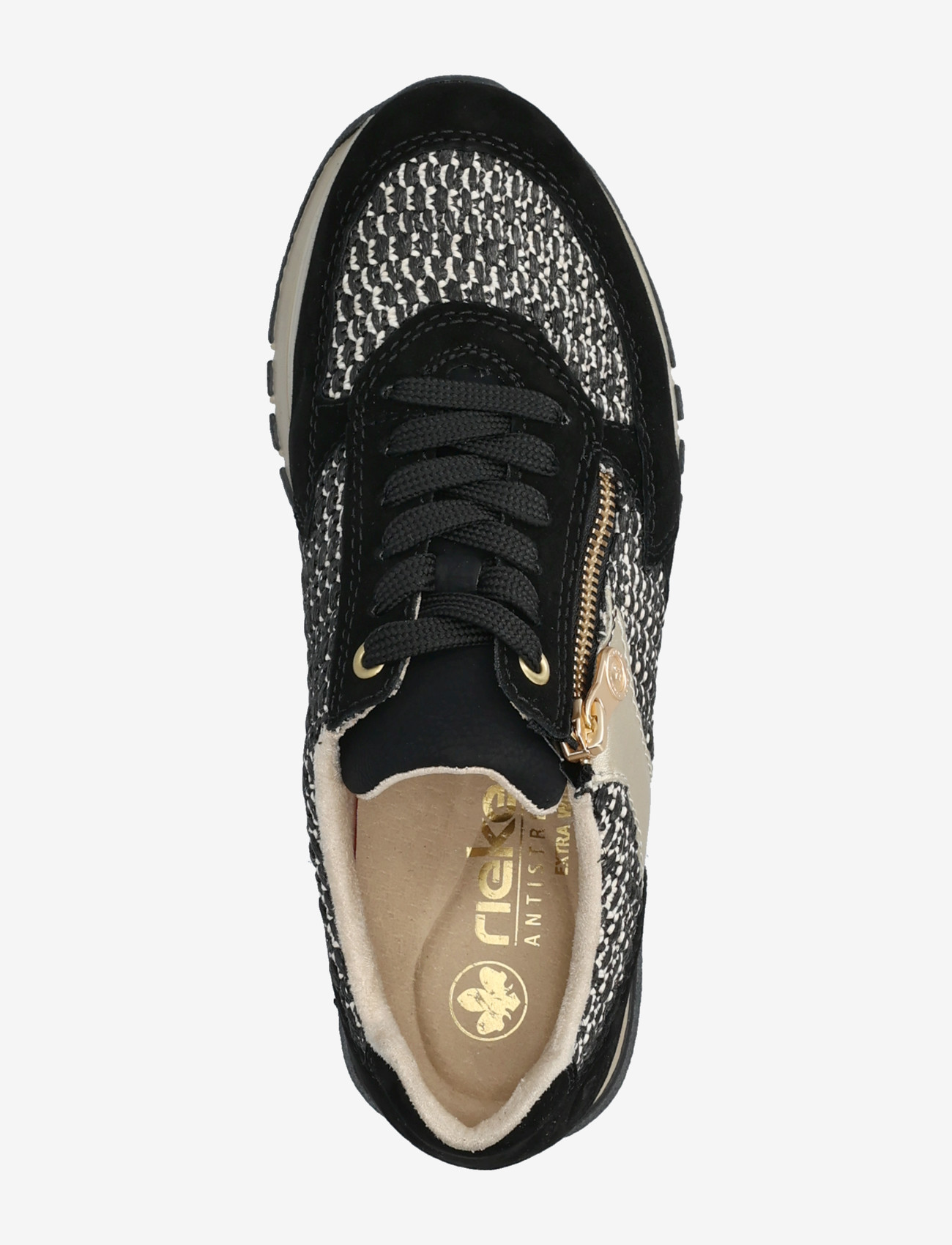 Rieker - 49010-12 - lave sneakers - black - 3