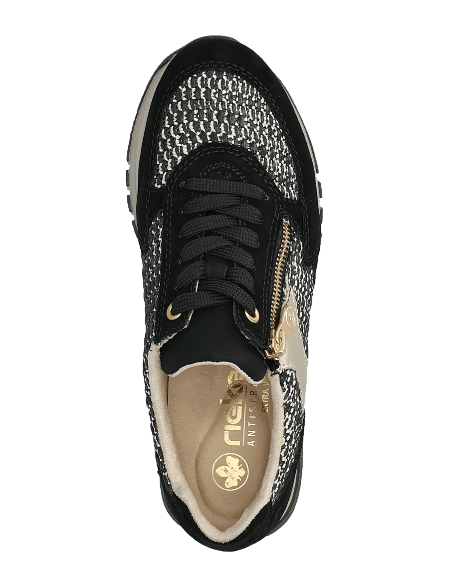 Rieker - 49010-12 - niedrige sneaker - black - 3