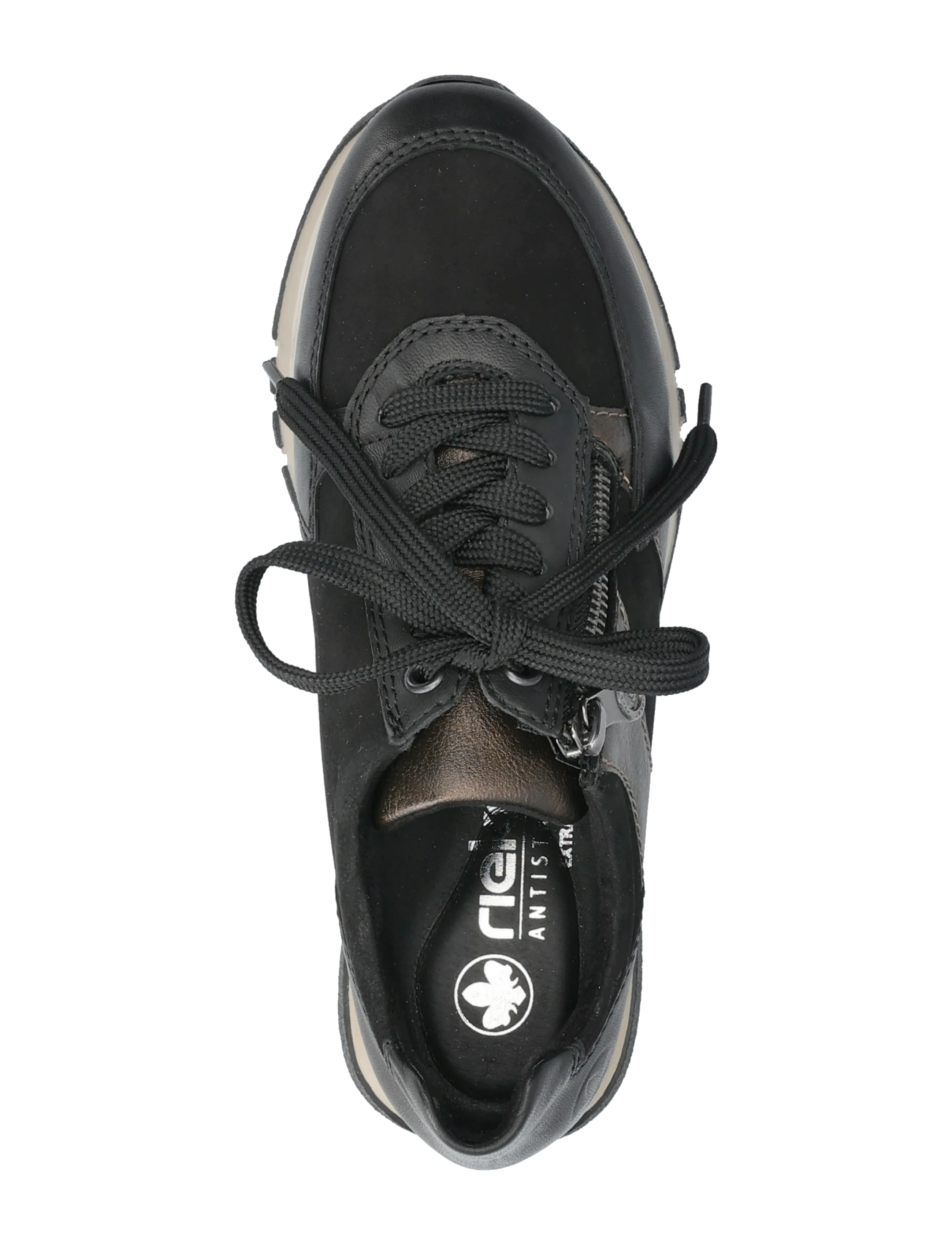 Rieker - 49010-12 - lave sneakers - black - 3