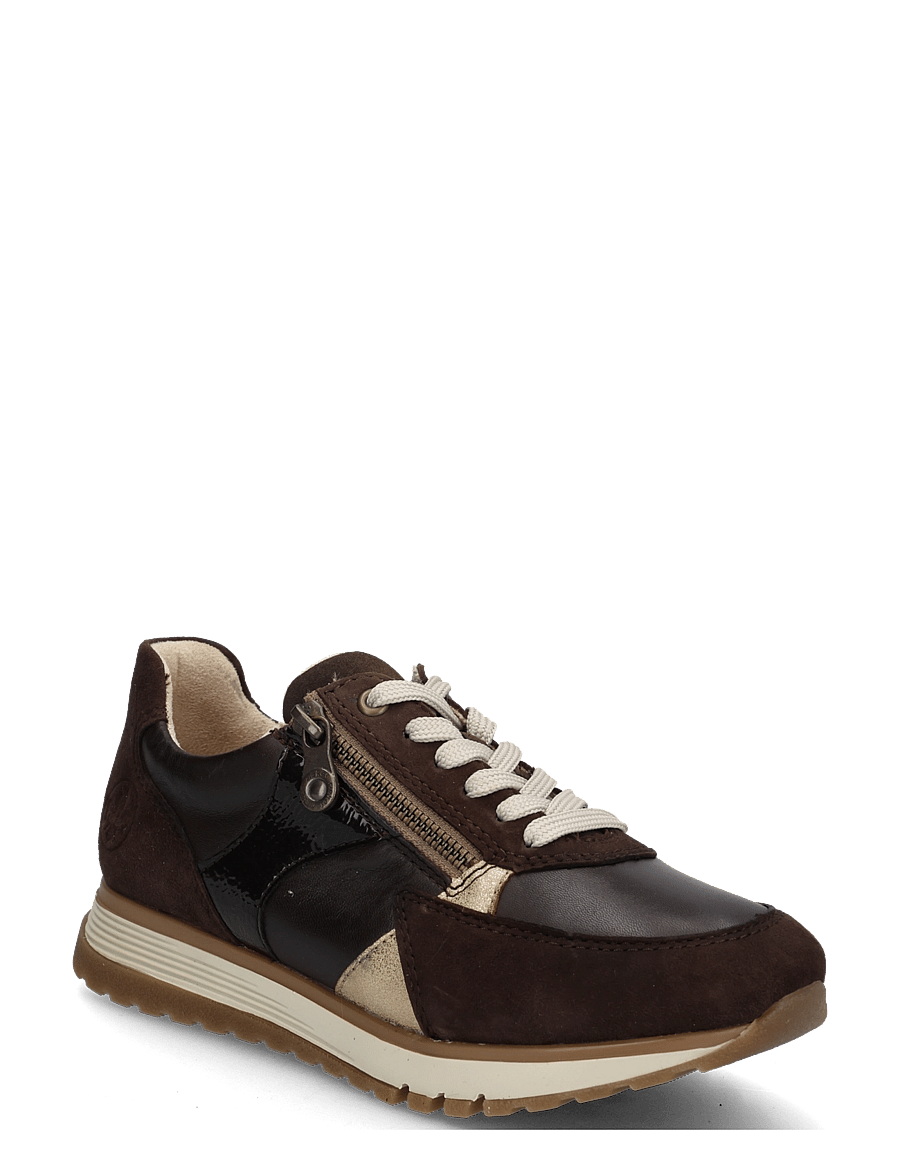 Rieker - Ladies shoes - låga sneakers - brown - 0