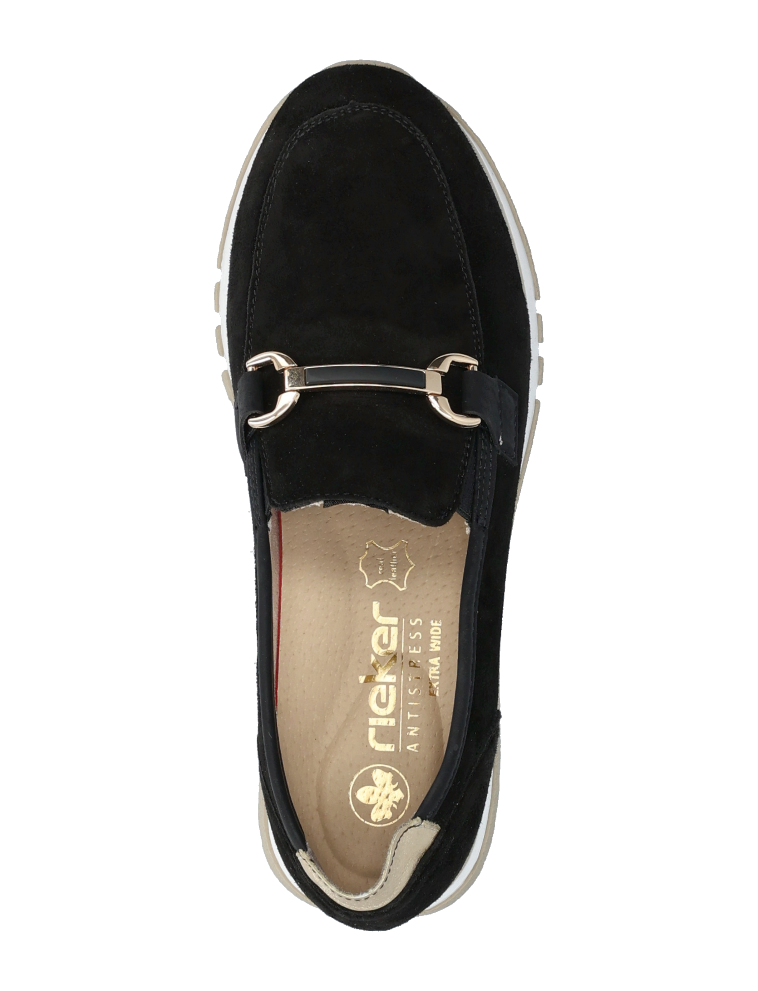 Rieker - Rieker Ladies shoes 49042-00 Black - low top sneakers - black - 3