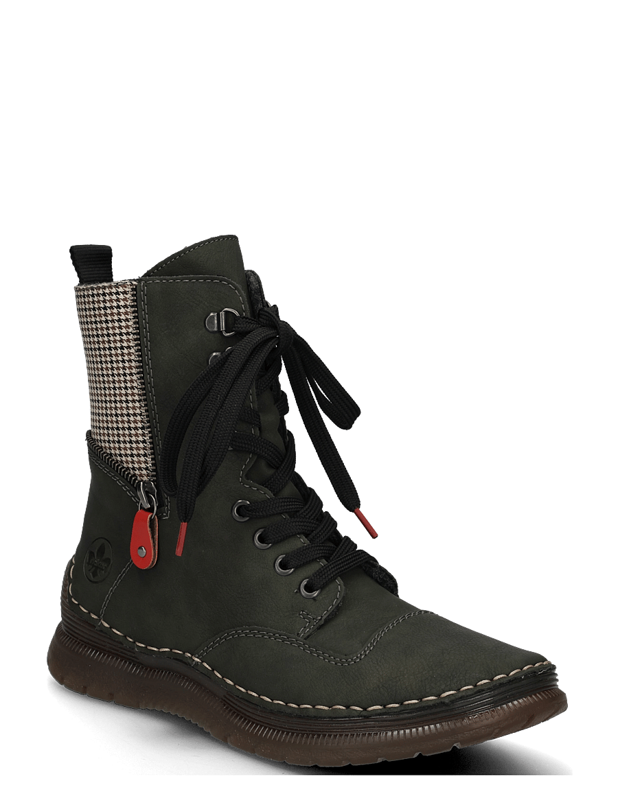 Rieker - 53601-54 - flat ankle boots - green - 0