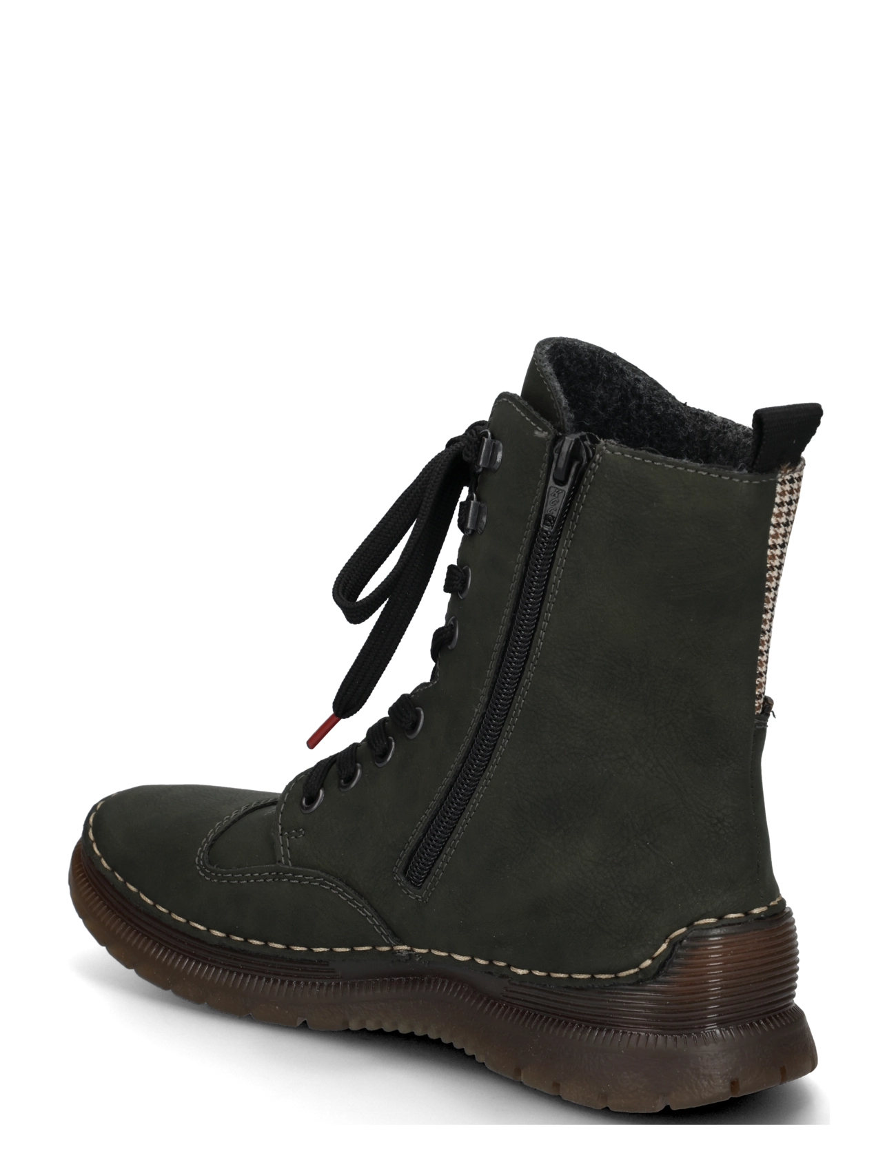 Rieker - 53601-54 - flat ankle boots - green - 1