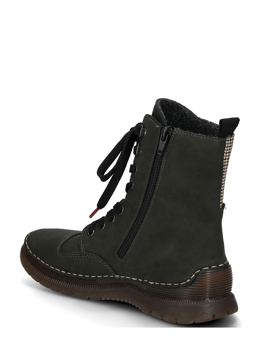Rieker - 53601-54 - flat ankle boots - green - 1