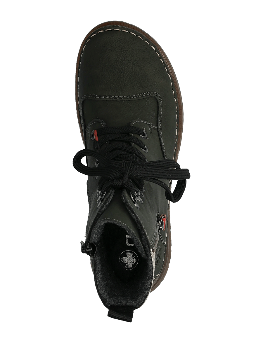 Rieker - 53601-54 - flade ankelstøvler - green - 3