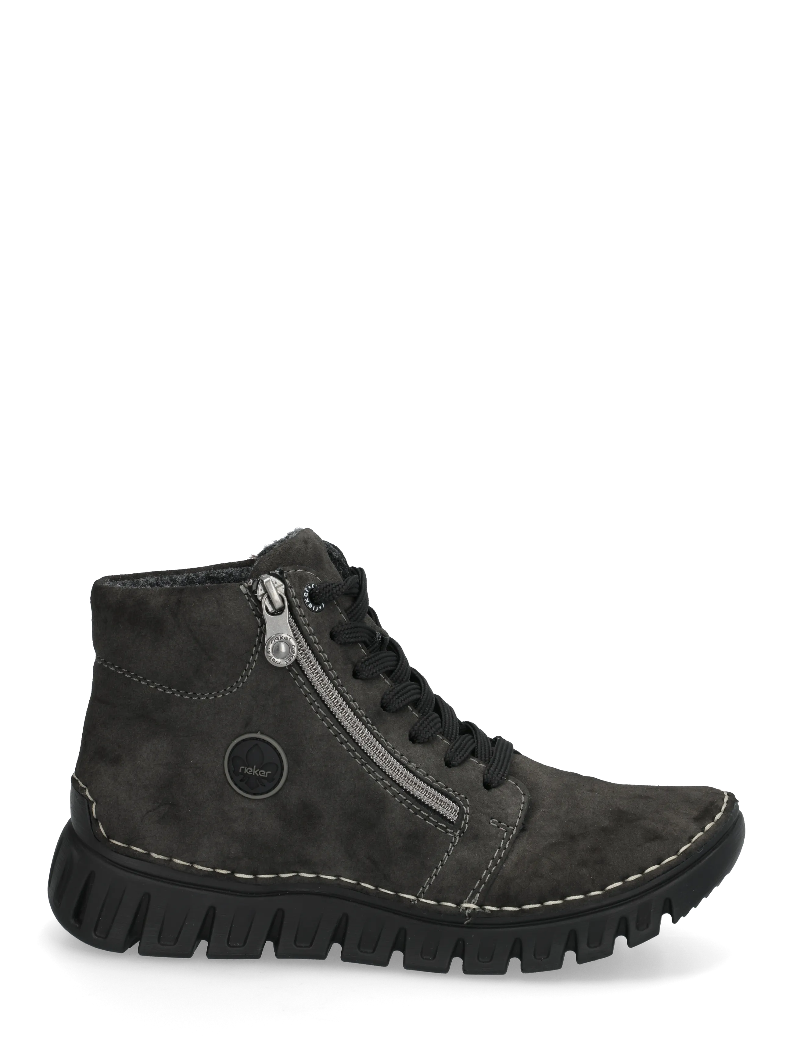 Rieker - 57502-45 - laced boots - grey - 2