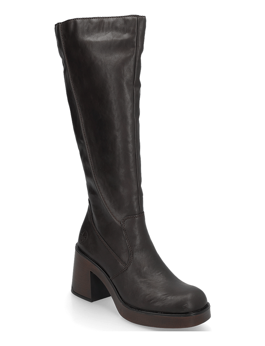 Rieker - 58090-25 - knähöga stövlar - brown - 0