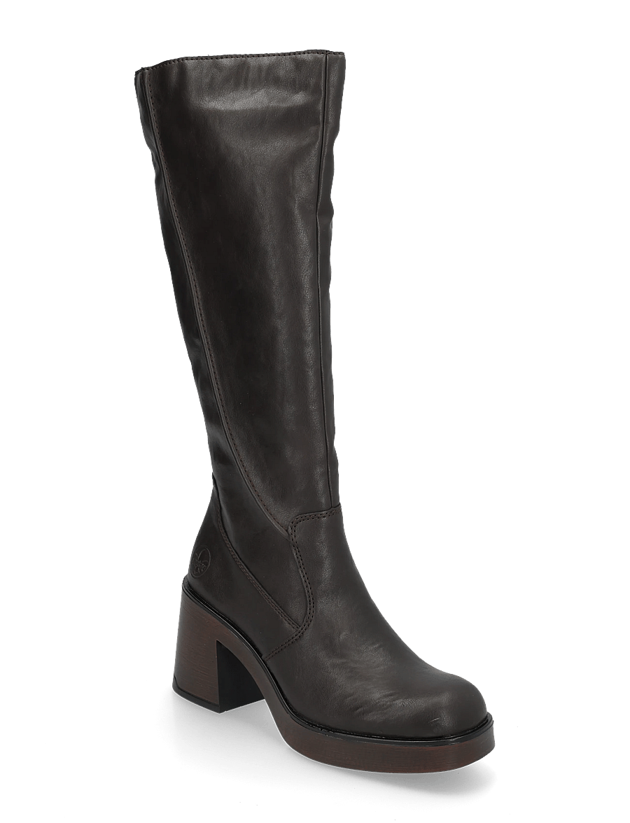 Rieker - 58090-25 - langskaftede støvler - brown - 0