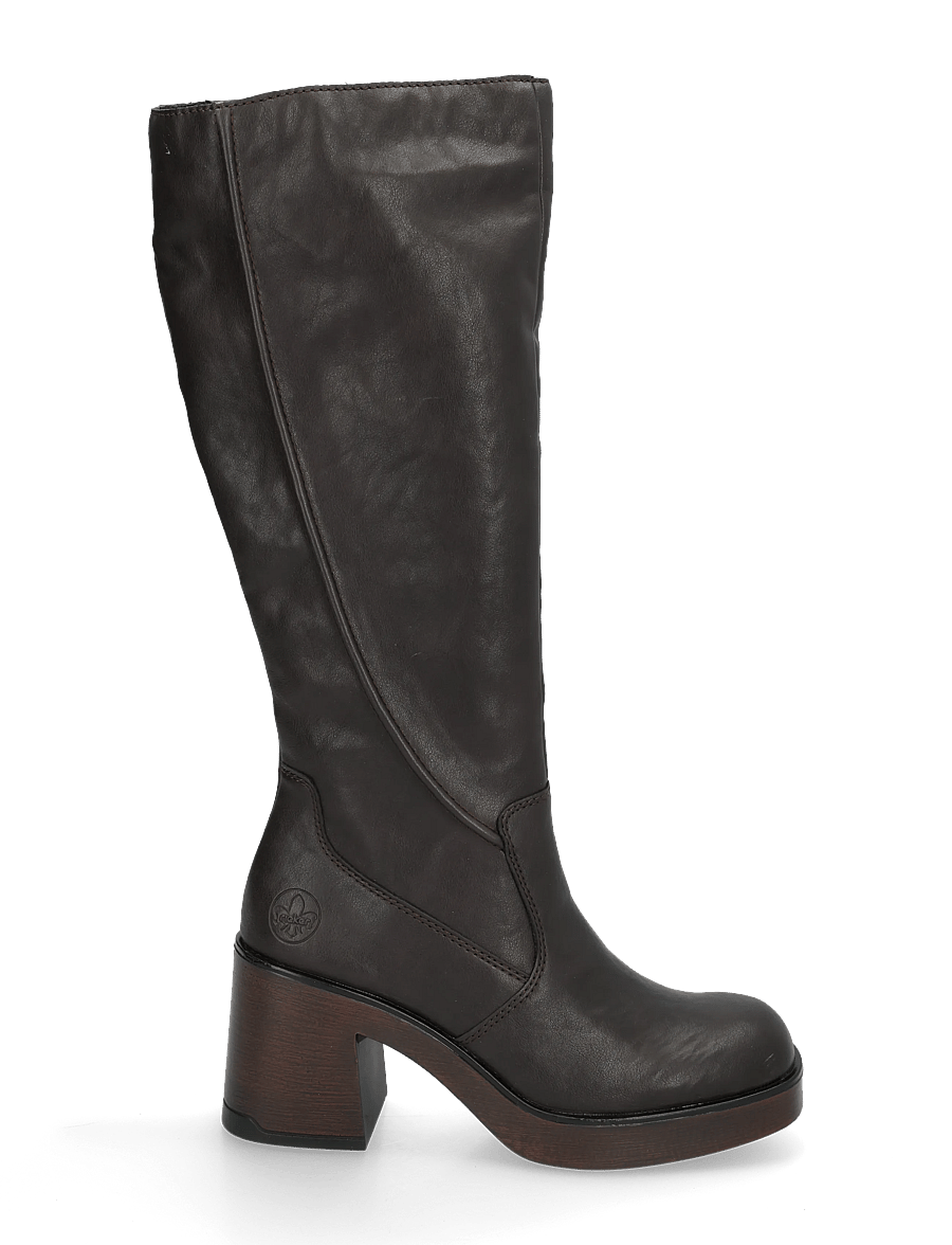 Rieker - 58090-25 - langskaftede støvler - brown - 2