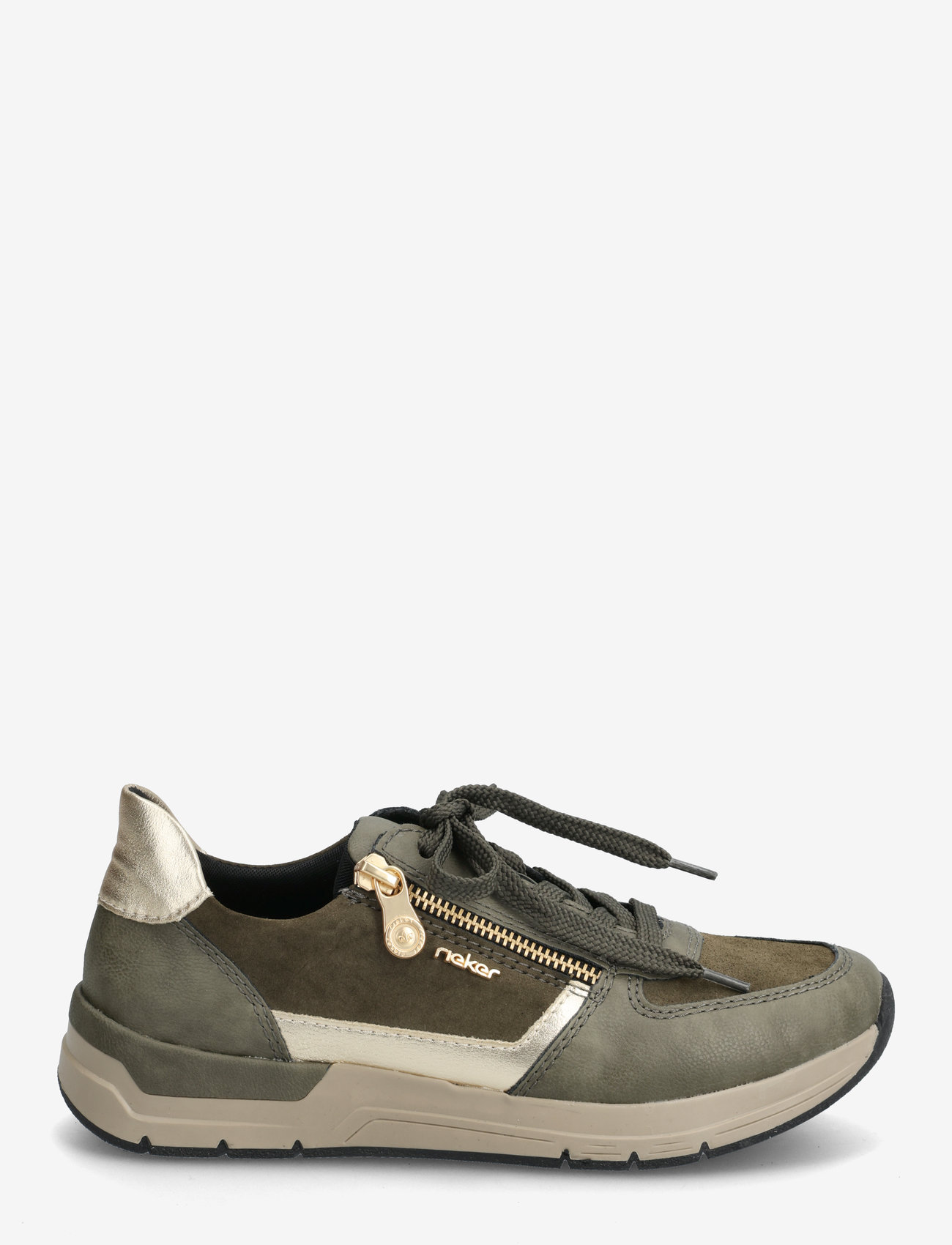 Rieker - 58902-64 - lave sneakers - green combination - 1
