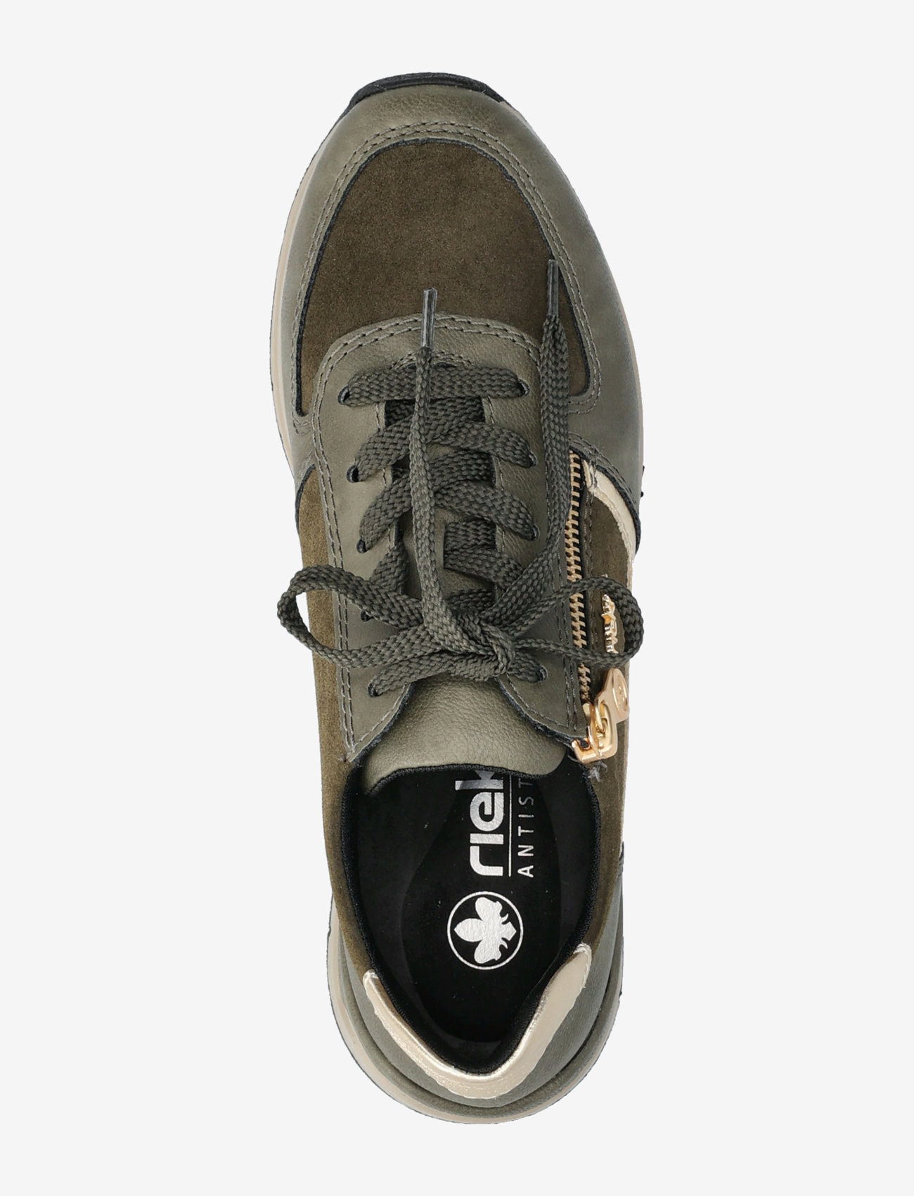 Rieker - 58902-64 - lave sneakers - green combination - 3