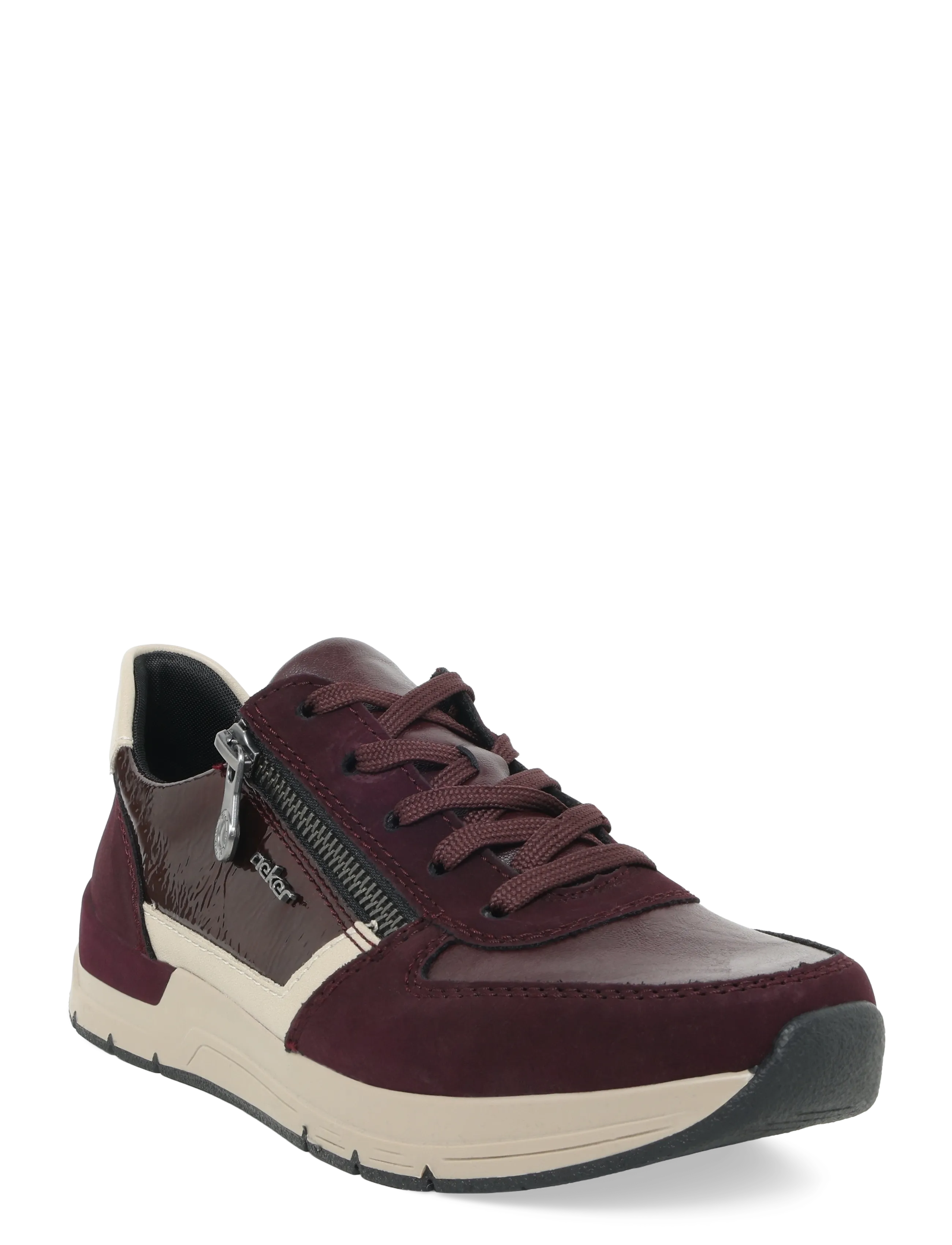 Rieker Rieker Ladies shoes 58902-35 Red combination - Lave sneakers - RED / burgundy