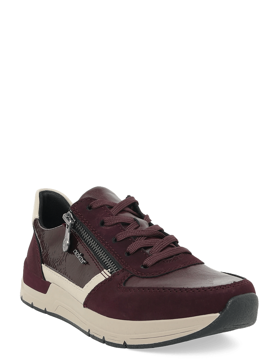 Rieker - Rieker Ladies shoes 58902-35 Red combination - lave sneakers - red - 0