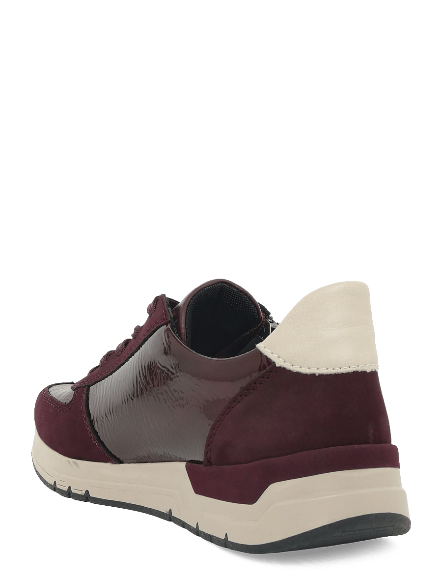 Rieker - Rieker Ladies shoes 58902-35 Red combination - lave sneakers - red - 1