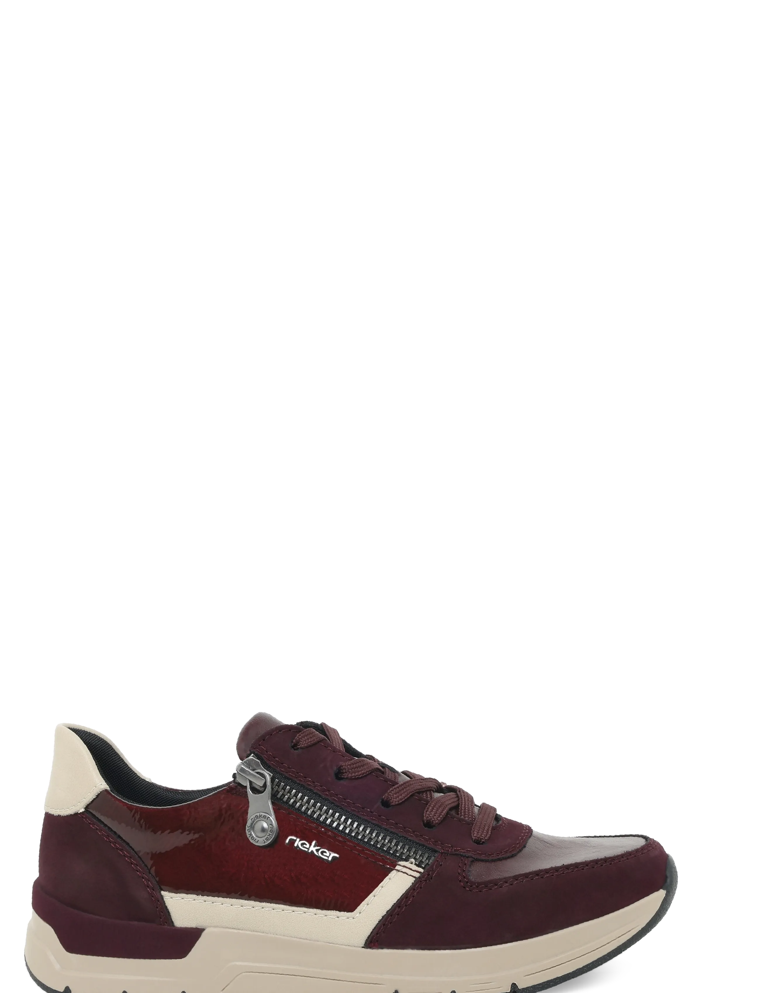 Rieker - Rieker Ladies shoes 58902-35 Red combination - lave sneakers - red - 2