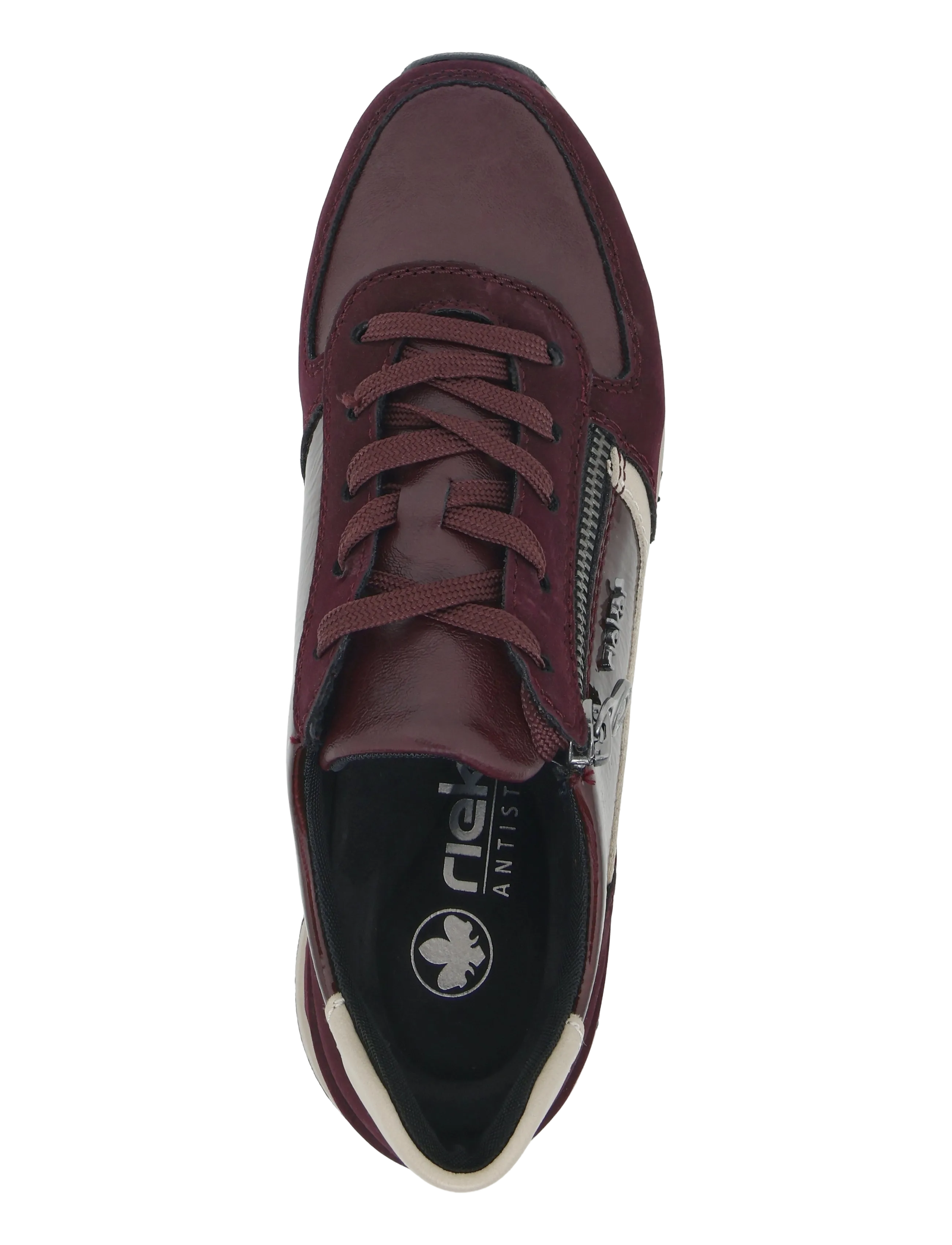 Rieker - Rieker Ladies shoes 58902-35 Red combination - lave sneakers - red - 3
