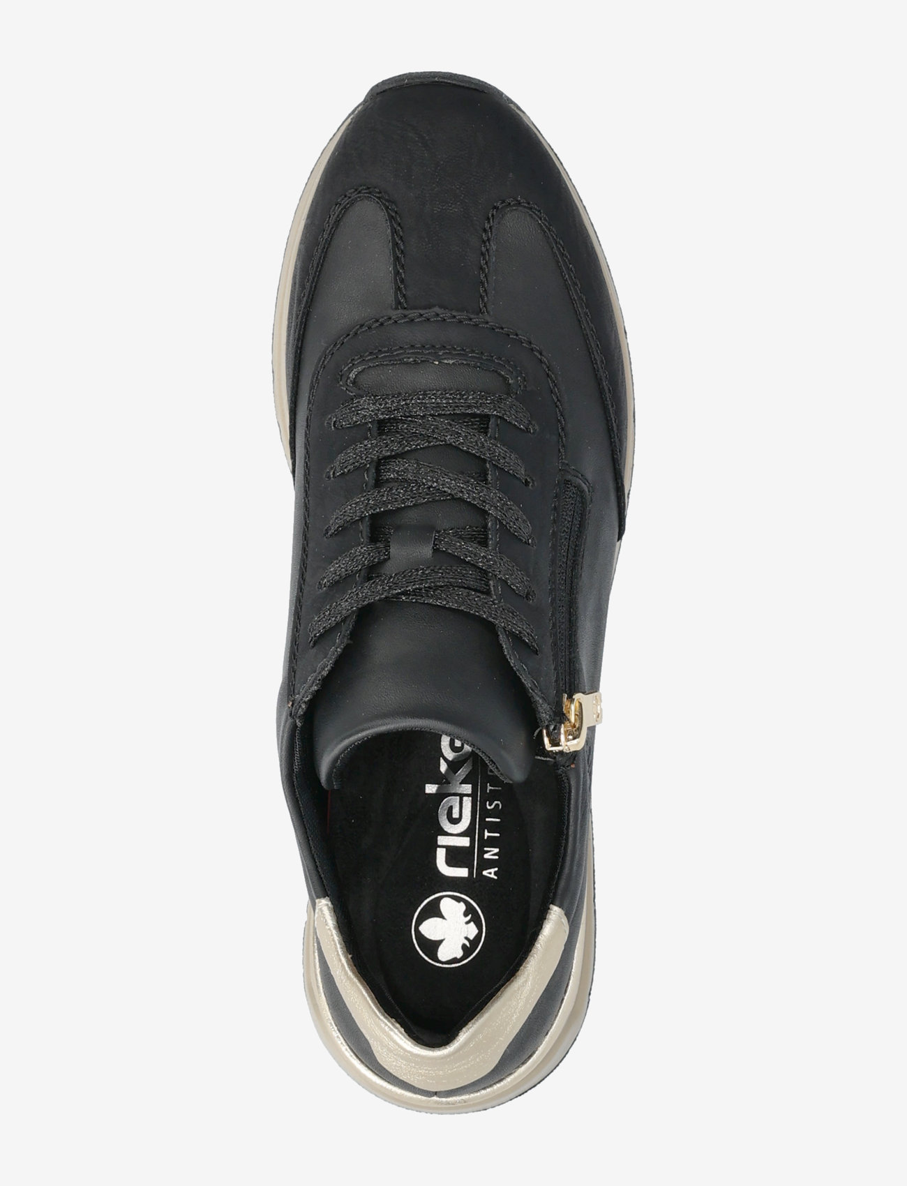 Rieker - 58923 - matalavartiset tennarit - black - 3