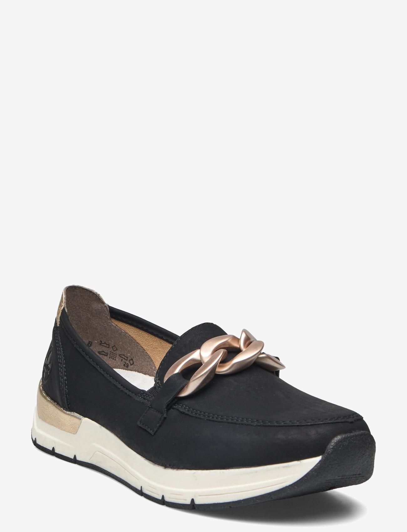 Rieker - Rieker ladies shoes 58944-60 beige - modetrender - black - 0