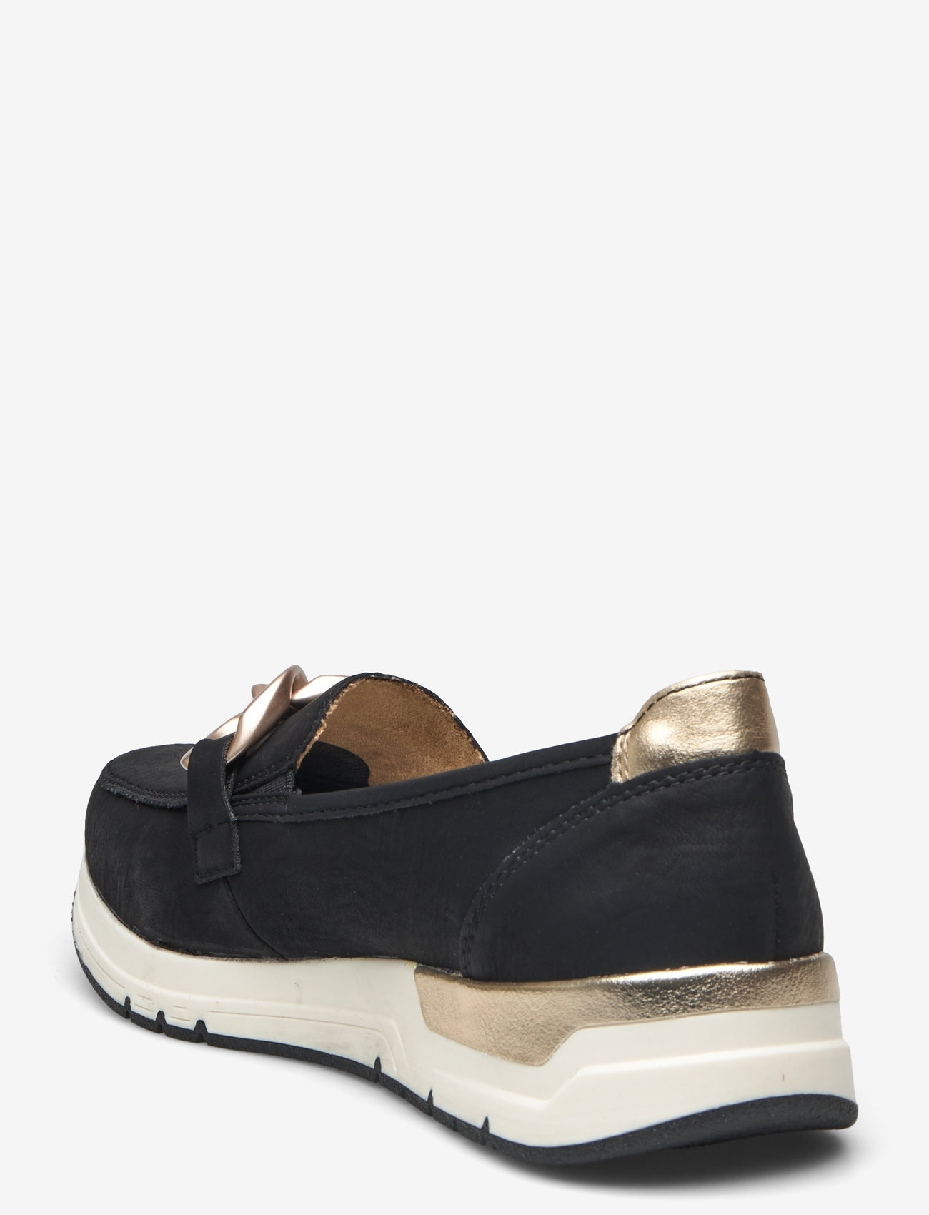 Rieker - Rieker ladies shoes 58944-60 beige - modetrender - black - 2