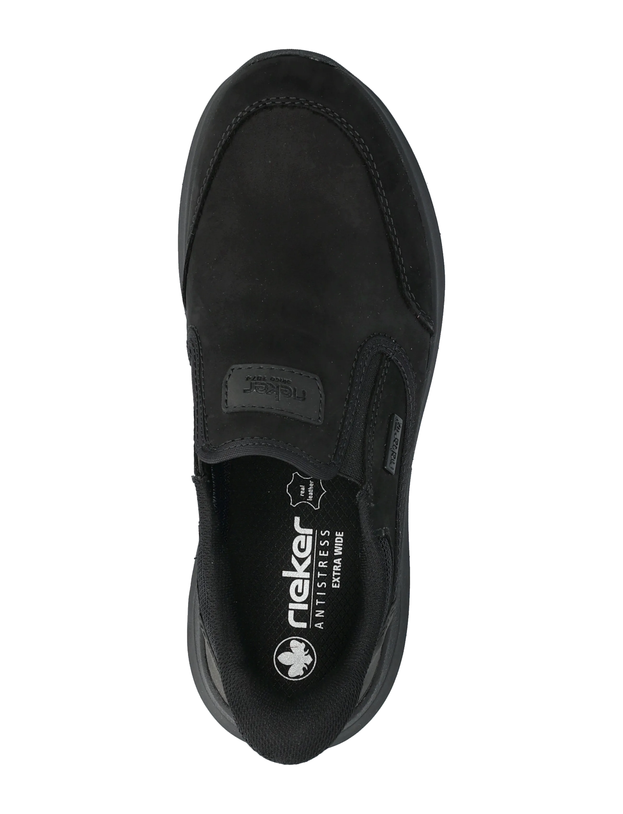 Rieker - 6052 - slip-on sneakers - black - 3