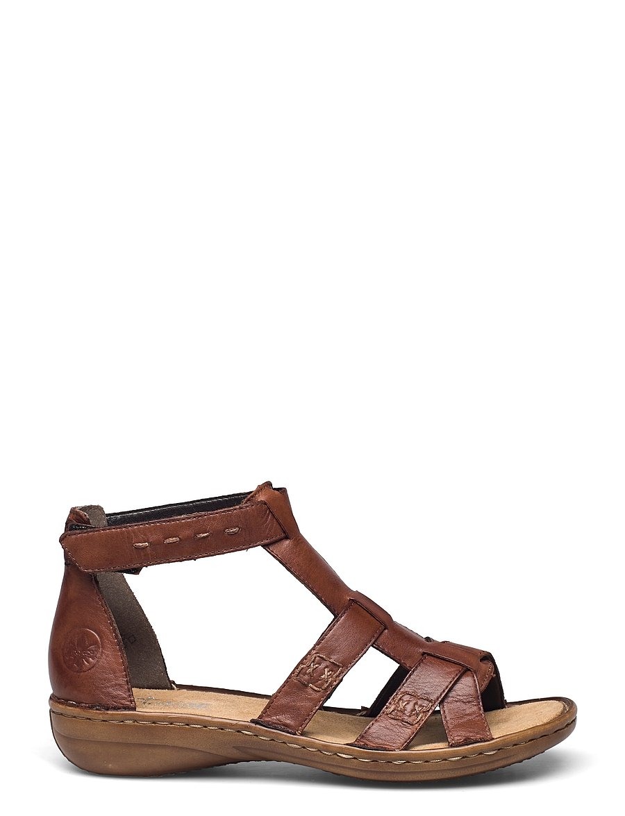 Rieker - 60860-24 - flache sandalen - brown - 1