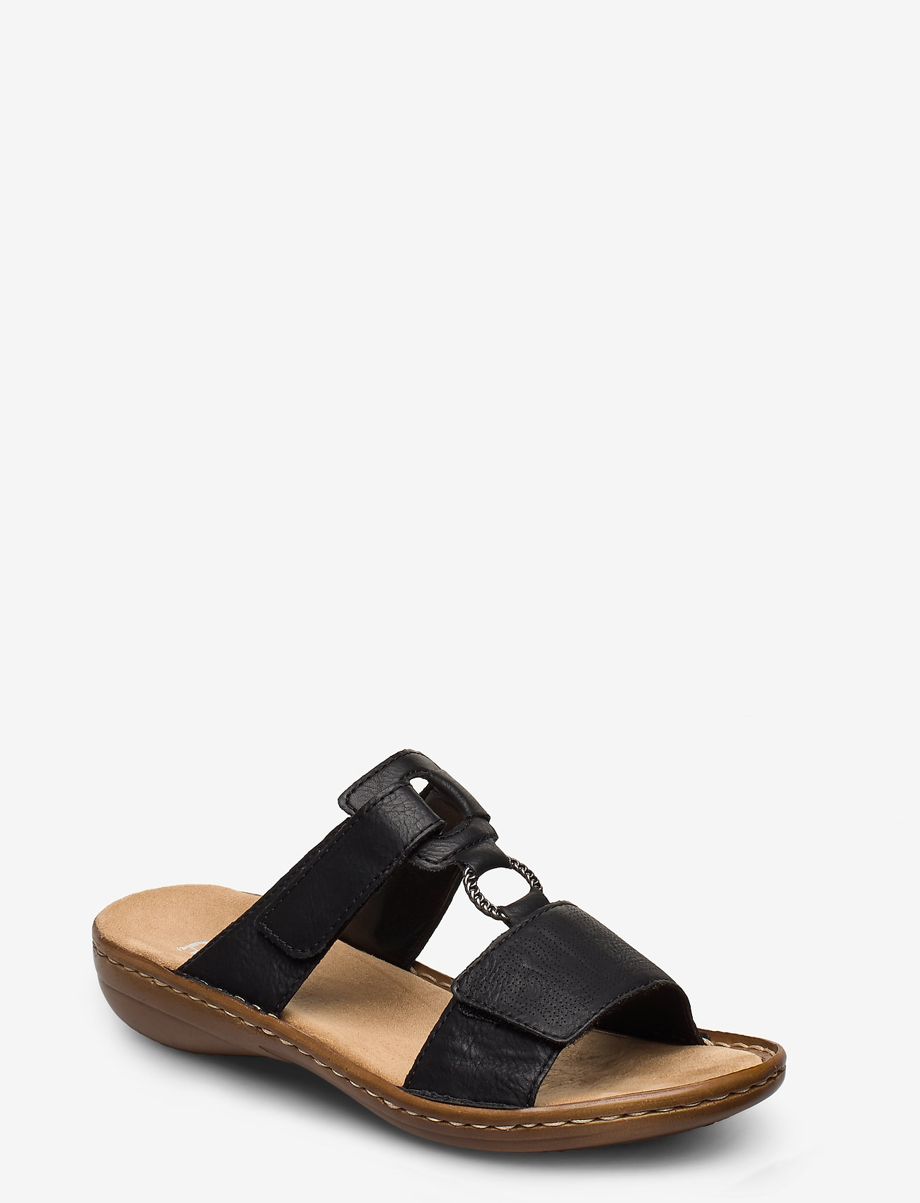 Rieker - 60885-00 - płaskie sandały - black - 0