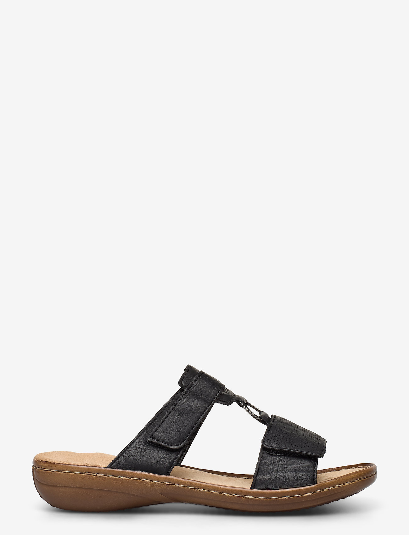 Rieker - 60885-00 - płaskie sandały - black - 1